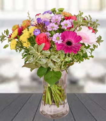 Mixed Seasonal Flower Bouquet
