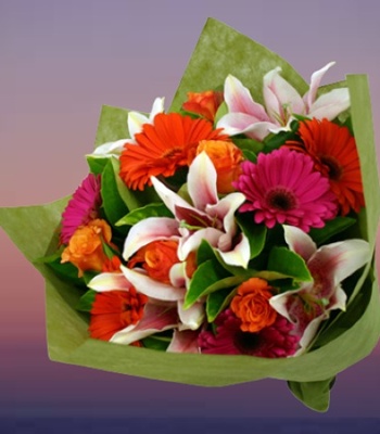 Mixed Colored Flower Bouquet