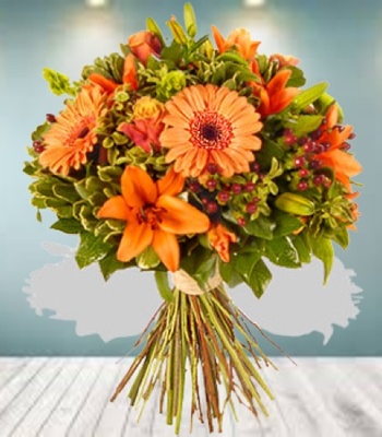 Orange Flowers Bouquet