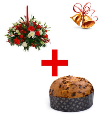 Panettone Cake with Candle