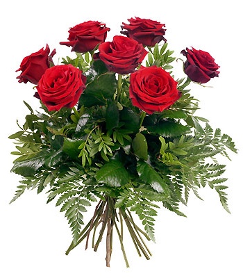 Valentine's Day Red Roses - 7 Stems