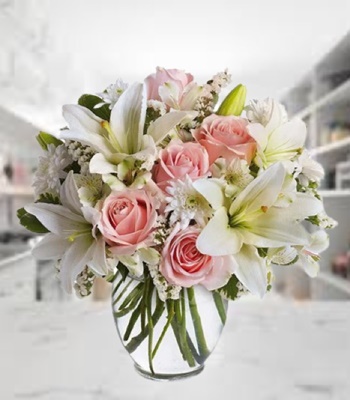 White And Pink Flower Bouquet