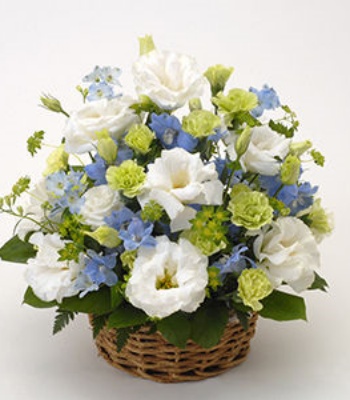 sympathy flowers basket