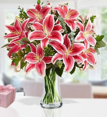 Pink Lily Bouquet