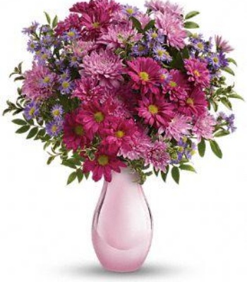 Asters and Chrysanthemums Flower Arrangement