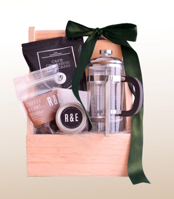 Christmas Gift Basket for Coffee Lovers