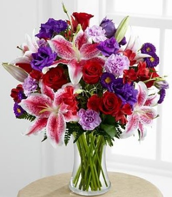 Fragrant Lilies with Mix Flowers