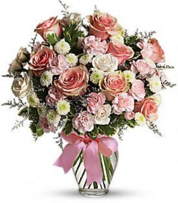 Pink and White Flower Arrangement