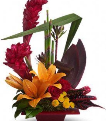 Tropics Exotic Flower Arrangement