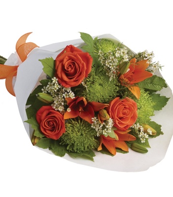 Lilies and Gerbera Flower Arrangement