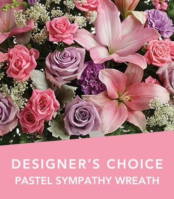 Pastel Sympathy Wreath