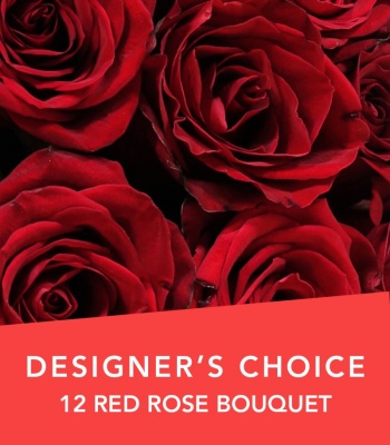 Red Rose Bouquet - 12 Stems