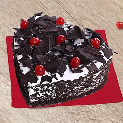 Blackforest Cake Heart Shape