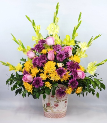 Assorted Flowers in Vase