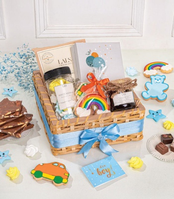 Baby Boy Chocolate Hamper by Lals