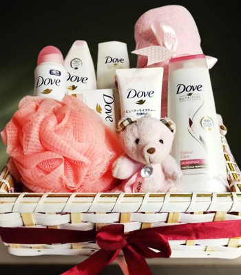 Beauty & Care Dove Basket