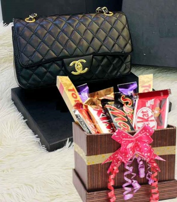 Handbag and Chocolate Box