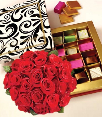 Imported Roses and Belgian Chocolates