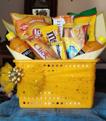 Snack Basket - Yellow