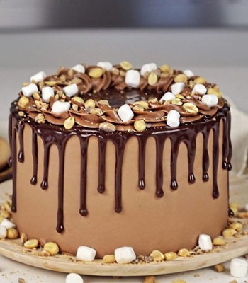 Chocolate And Marshmallow Cake