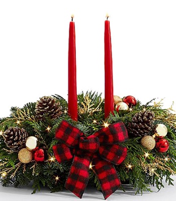 Christmas table centerpiece