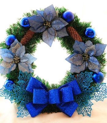 Christmas Wreath - Ball Pendant Artificial Flower