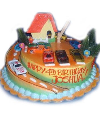 Drive Around Birthday Cake