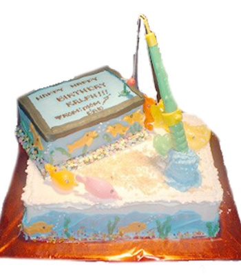 Fishing Birthday Cake