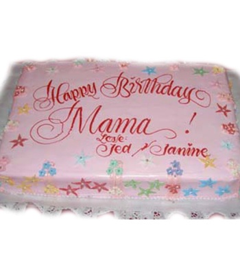 Mother's Day Cake - Rectangular