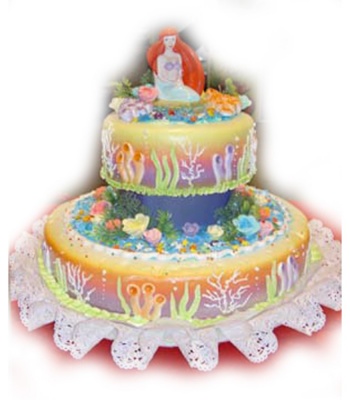 Princess Ariel Cake