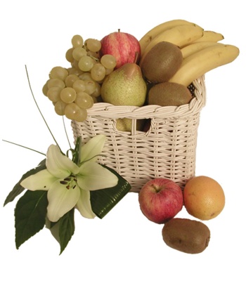 Fruit And Flower Basket