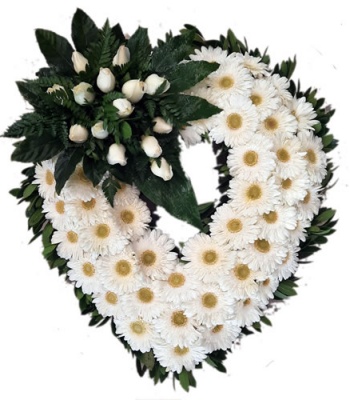 Funeral Flowers Crown Shape