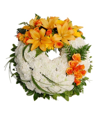 Standing Funeral Wreath