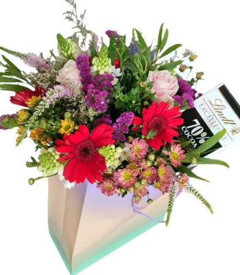 Wild Flower Bouquet And Chocolates