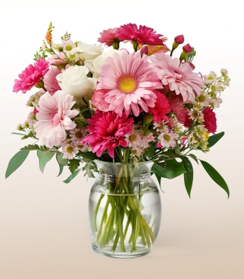 Pink Flowers Arrangement