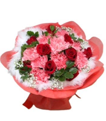 Carnation and Rose Bouquet