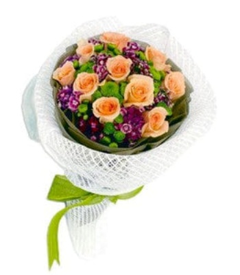 Champagne Roses - 10 Stems