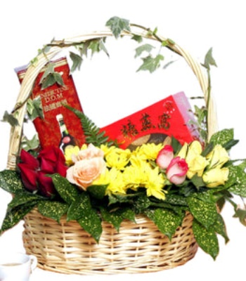 Flower and Food Basket