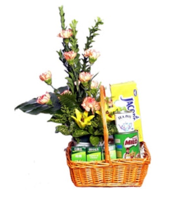 Flower and Food Hamper