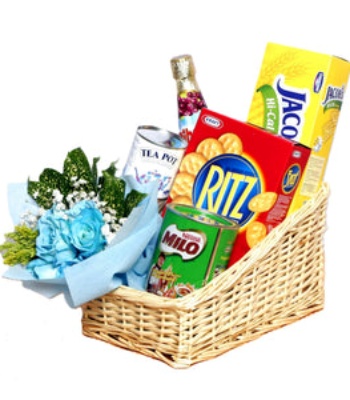 Flower and Gift Basket