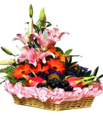 Flower Fruit Hamper