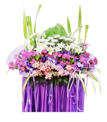 Funeral Wreath of Fresh Flowers