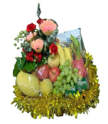 Get Well Soon Flower and Fruit Hamper