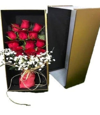 Red Roses in Gift Box