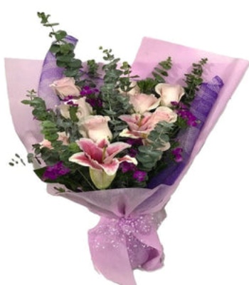 Roses and Lilies Bouquet