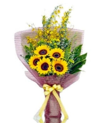 Sunflower Bouquet - 5 Stems