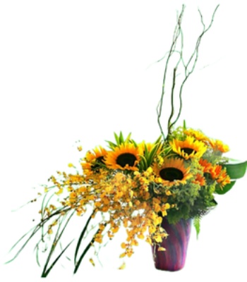 Sunflowers in Vase