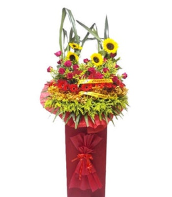 Wedding Flowers - Yellow and Red Theme