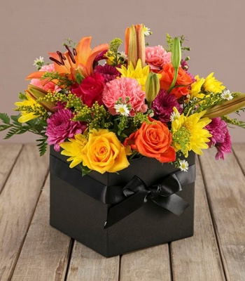 Birthday Flowers In Box