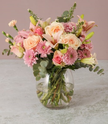 Candyfloss Pink Flower Arrangement